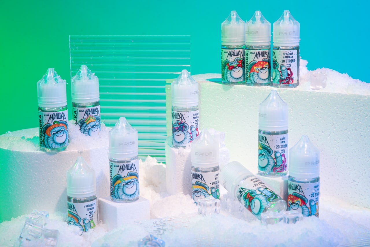 Прямо к новому году: новая линейка от PRIDE VAPE и КОРОБКА!  Без лишних предисловий - яркие и ооочень зимние вкусы