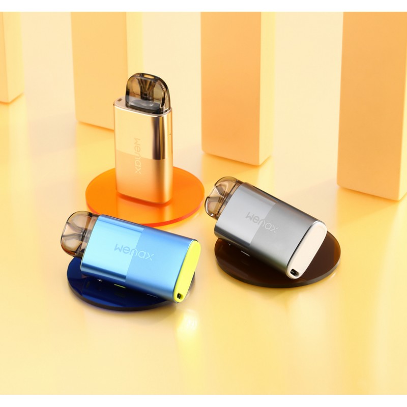  Geek Vape Wenax U Kit -  эта модель отличается квадратным форм-фактором, наибольшим объемом аккумулятора в 1000mAh, а так же присутствие кнопки регулировки мощности и ползунок для регулировки затяжки.